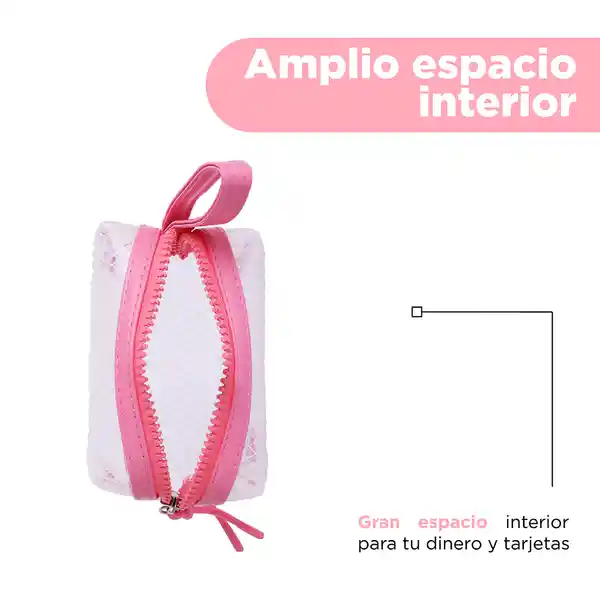 Monedero Color Rosa Miniso