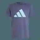 Adidas Camiseta Tr-Es Fr Logo Hombre Azul Talla L Ref: IW3348