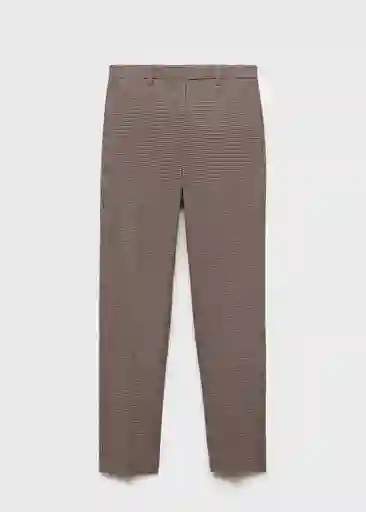 Pantalón Warm Granate Talla 32 Mujer Mango