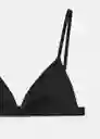 Sujetador Frap Negro Talla M Mujer Mango