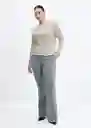 Camiseta Saco Piedra Talla S Mujer Mango