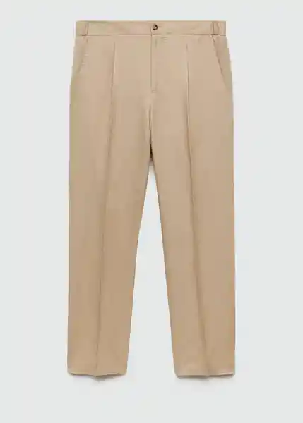 Pantalón Sorbet Beige Talla 38 Hombre Mango