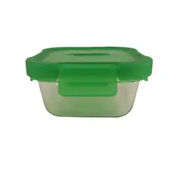 Contenedor de Alimentos Serie Rainbow Verde 320 mL Miniso