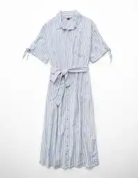 Vestido Mujer Azul Talla: LARGE 8427400 American Eagle