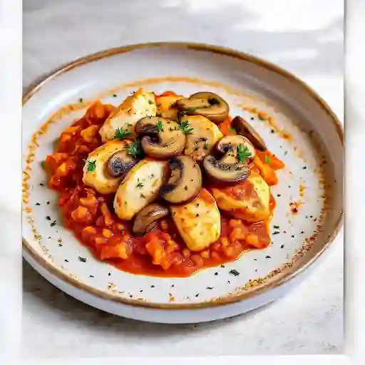 Pollo Champinones