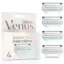 Repuesto Cuchilla Afeitar Mujer Gillette Venus Área Íntima 4 Und