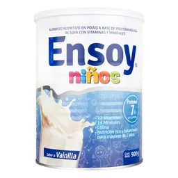 Ensoy Niños Alimento Nutritivo en Polvo Sabor Vainilla