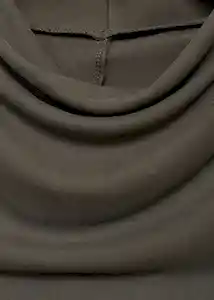 Vestido Carai Khaki Talla S Mujer Mango