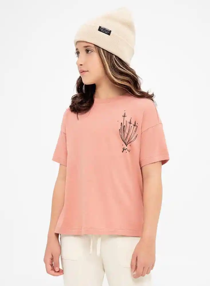 Camiseta Manga Corta Inf 6 - Palo Rosa