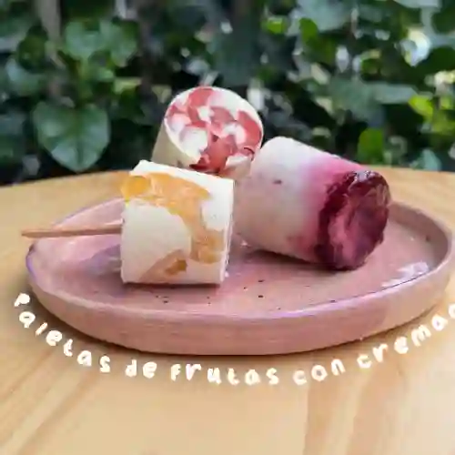 Helado Frutas con Crema