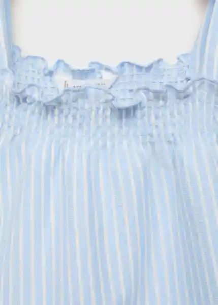 Pijama Tirante Zulib Celeste Talla 66 Niñas Mango
