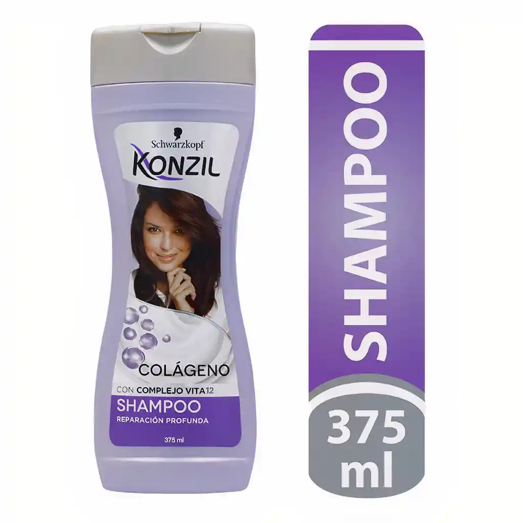 Konzil Shampoo con Colágeno Reparación Profunda