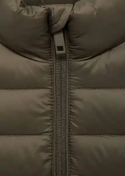 Abrigo Anorak Unico7 Khaki Talla 09 Niños Mango