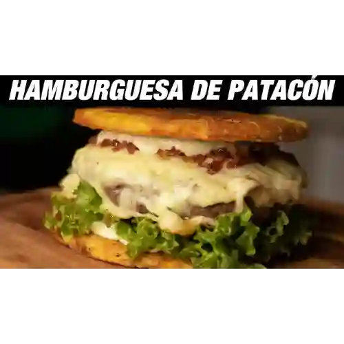 Hamburguesa Patacón de Carne