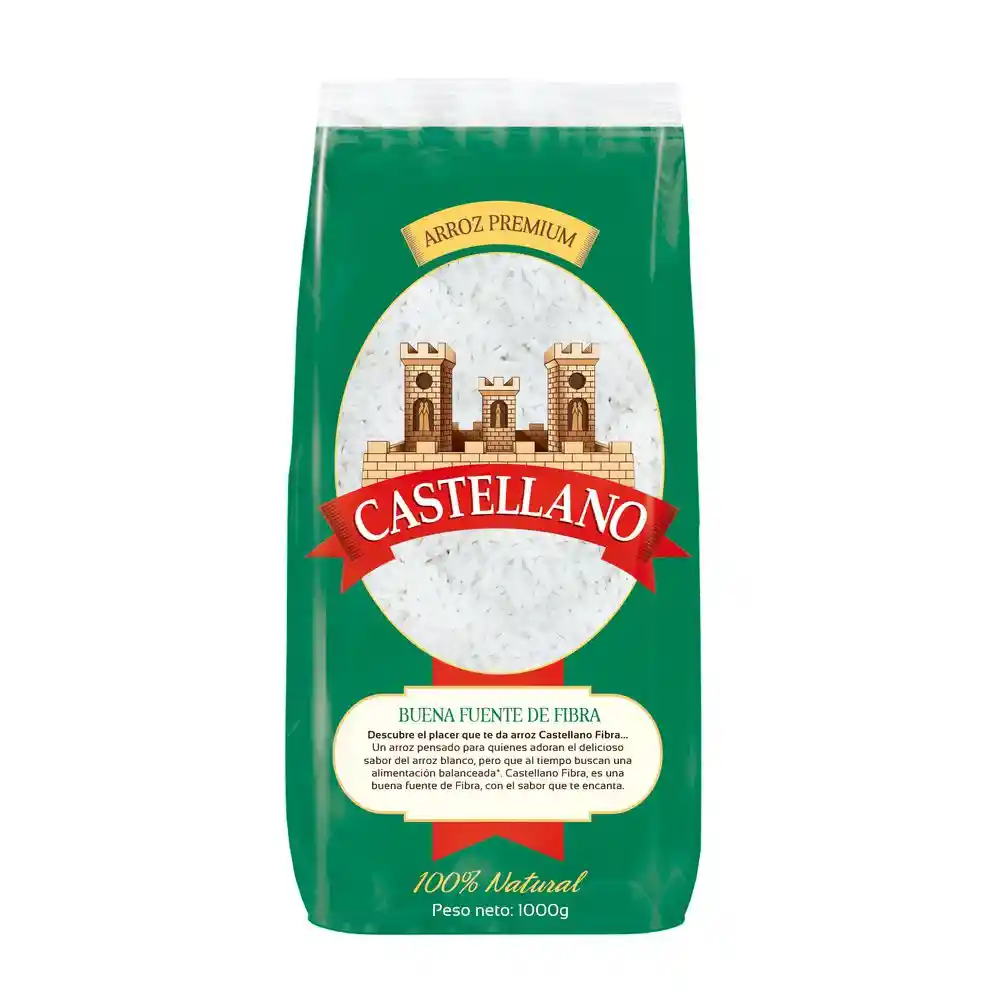 Castellano Arroz Premium con Fibra 100% Natural 
