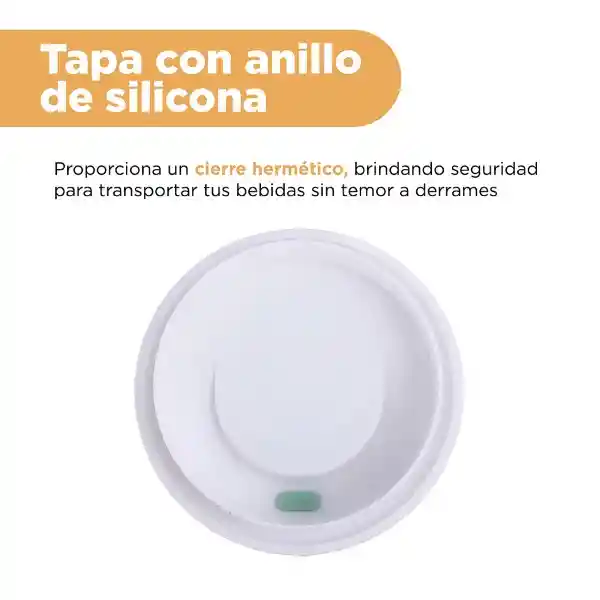 Vaso Plástico Plegable de Silicona de Verde 350 mL Serie Miniso