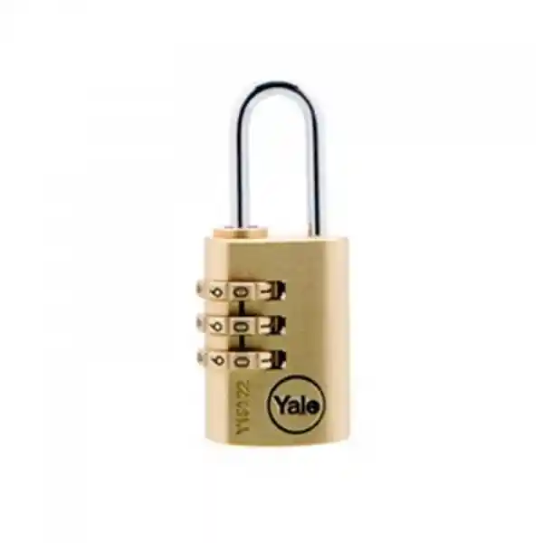 Yale Candado Clave 3 Diales 22 mm