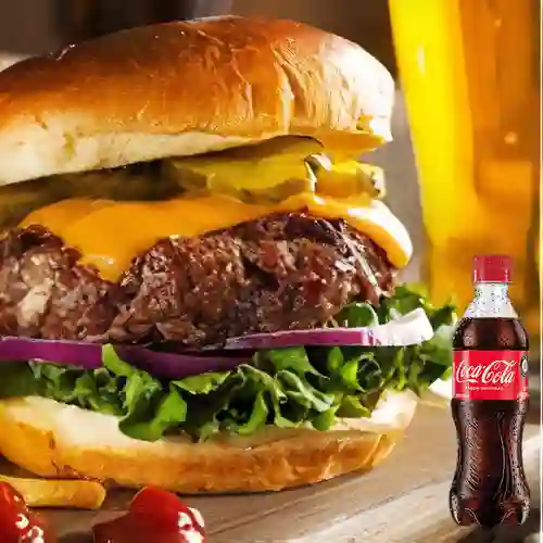 3x2 Burger Super Especial Carne +Cocacola Org 400ml