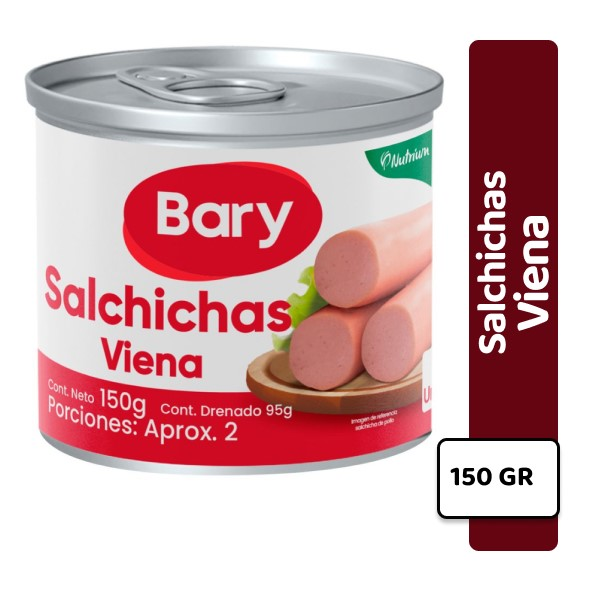 Bary Salchicha Viena de Pollo 150 g