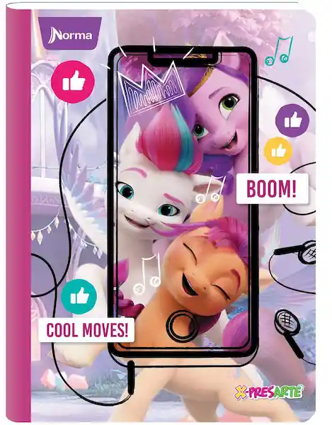 Norma Cuaderno Rayado Cosido my Little Pony Boom