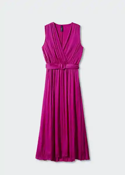 Vestido Romina Fucsia Talla L Mujer Mango