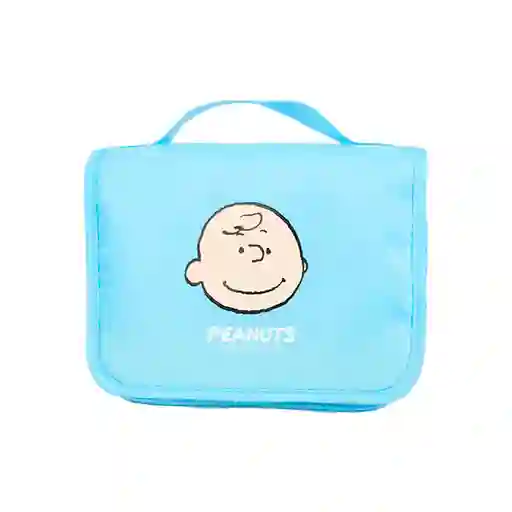 Neceser de Viaje Con Gancho Serie Snoopy Colorful Azul Miniso