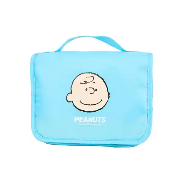 Neceser de Viaje Con Gancho Serie Snoopy Colorful Azul Miniso