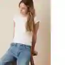 Camiseta Mujer Blanco Talla: SMALL American Eagle