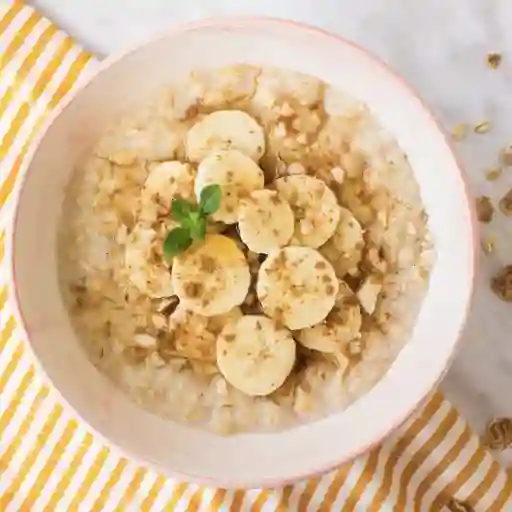 Avena con Banano y Nueces