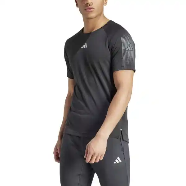 Adidas Camiseta Gym + Bl Tee Para Hombre Negro Talla S