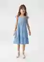 Vestido Rafaela Tejano Medio Talla 14 Niñas Mango