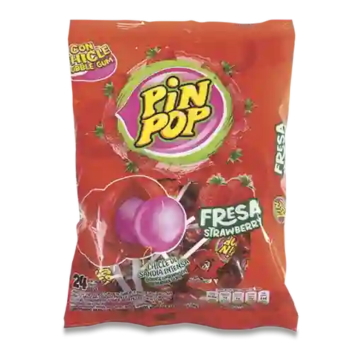 Pin Pop Chupeta Fresa