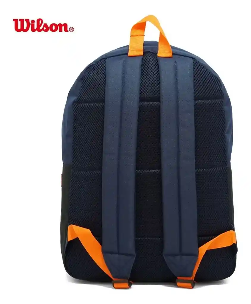 Wilson Morral Fusion Juvenil Unisex Azul Con Anaranjado