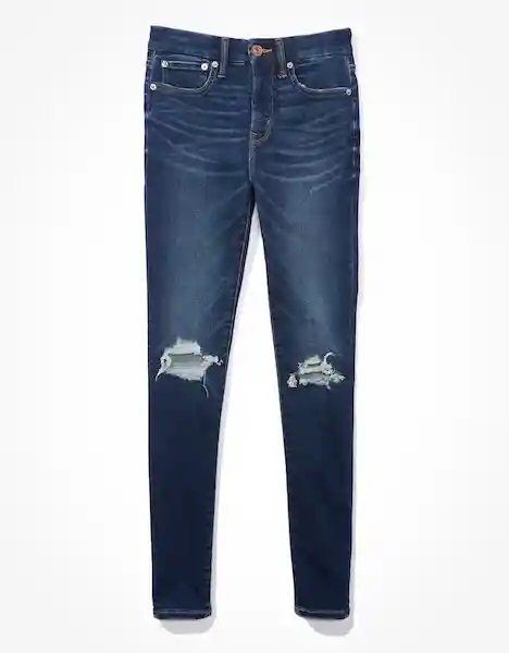 Jean Súper hi Rise Jegging Mujer Azul T-8 LONG American Eagle