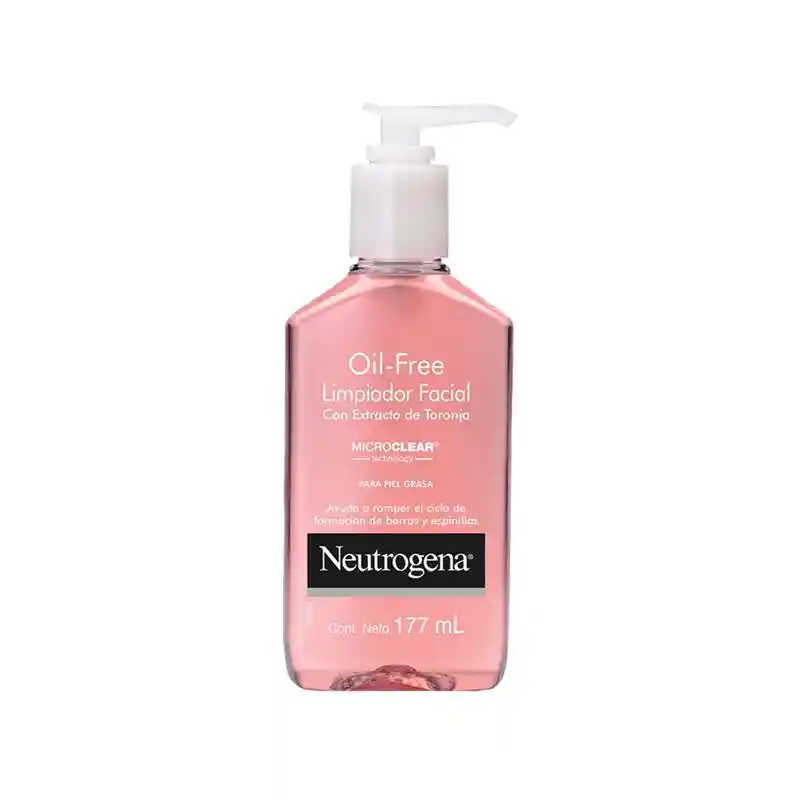 Gel Limpiador Facial Neutrogena Oil free Toronja Ácido Salicílico 177 ml