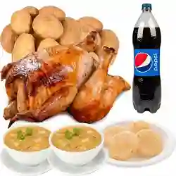 Combo Pollo Asado Completo