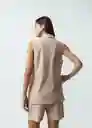 Chaqueta Mujer Beige Humus Medio M 521G055 Naf Naf