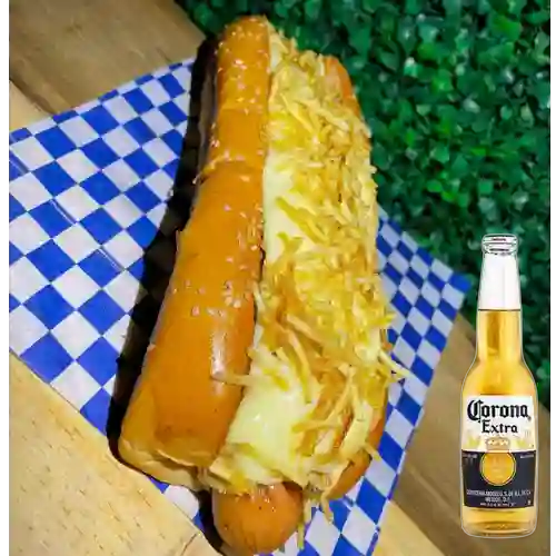 Combo Hot Dog Clásico + Coronita 250 ml