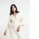  Saco Tejido Violeta Crudo Puro Claro Talla Xs Naf-Naf 