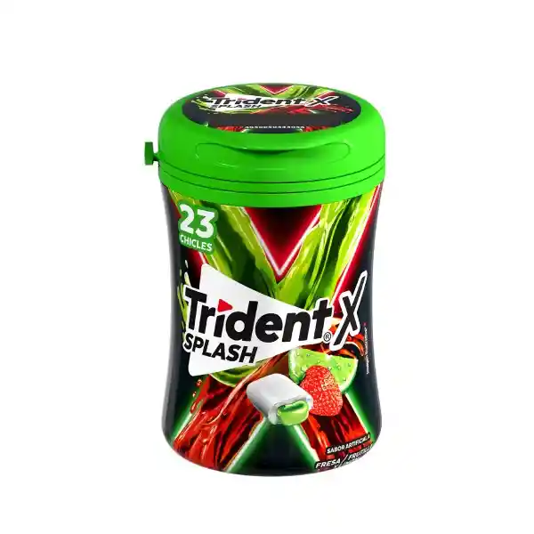 Trident Chicle Sin Azúcar Fresa Limon