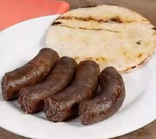 Morcilla con Arepa