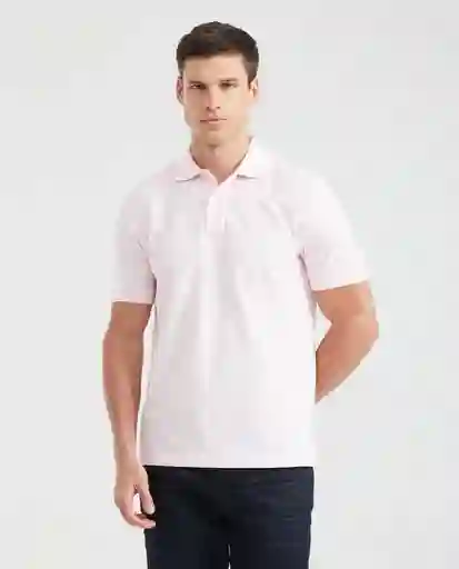 Camiseta Polo Clasic Rosa Ilustre Claro L Chevignon