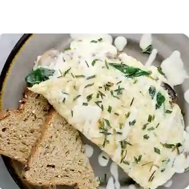 Omelette de Claras y Champiñón