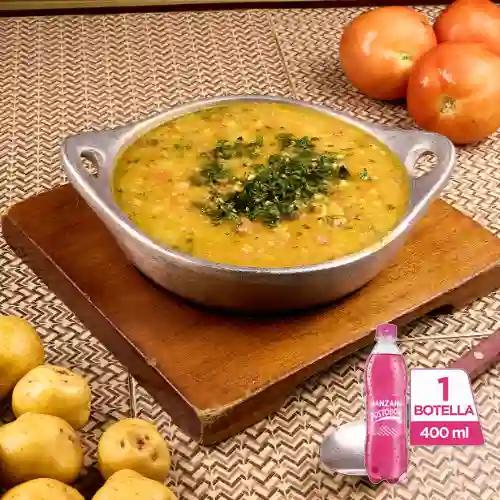 Combo Mondongo + Postobón Manzana 400 ml