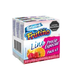 Frutiño Mezcla Polvo Gelatina Sabor Artificial Surtidas