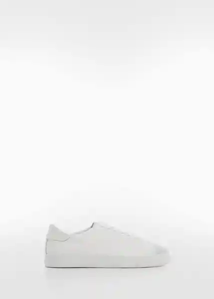 Zapatos Deportiva Base Blanco Talla 40 Mujer Mango