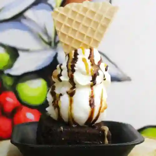 Brownie Helado