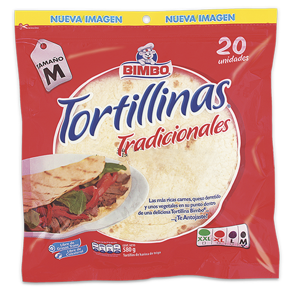 Bimbo Tortilla Tradicionales Talla M Precio Rappi