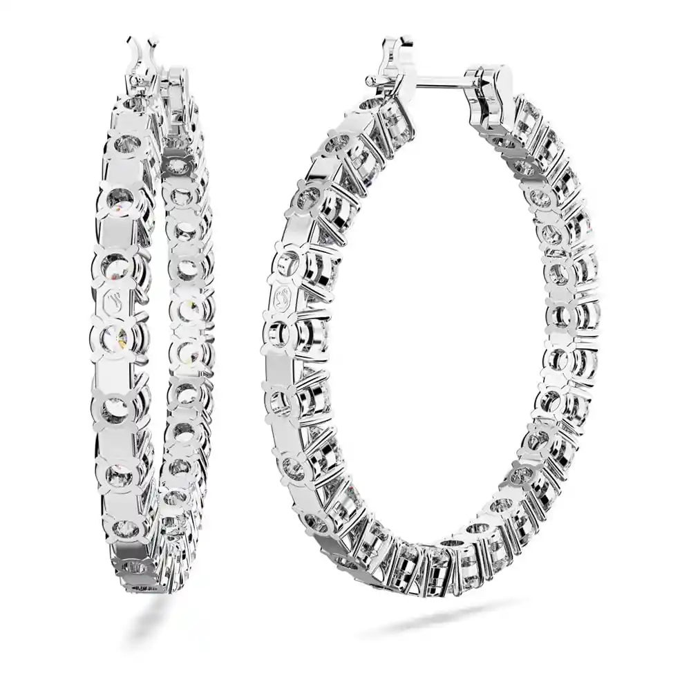 Aretes Matrix Blanco 5647715 Swarovski