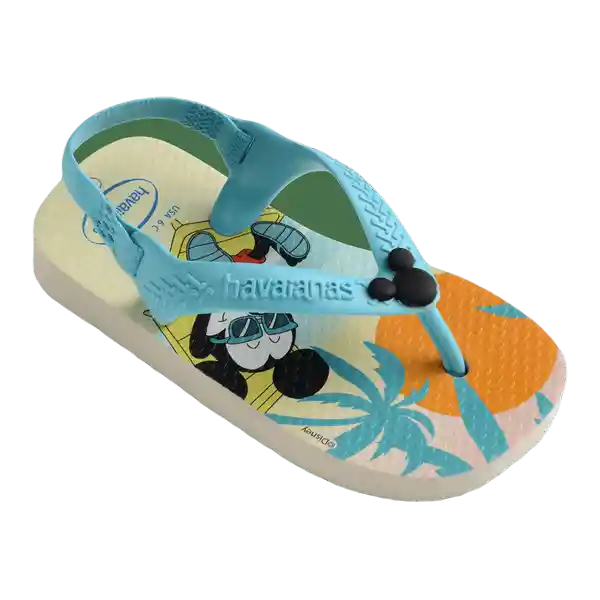 Sandalias Baby Disney Beige Paja/Azul Talla 21 4137007 Havaianas